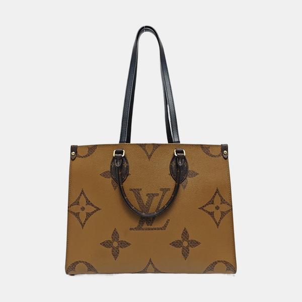 ONTHEGO MM Monogram Coated Canvas Brown