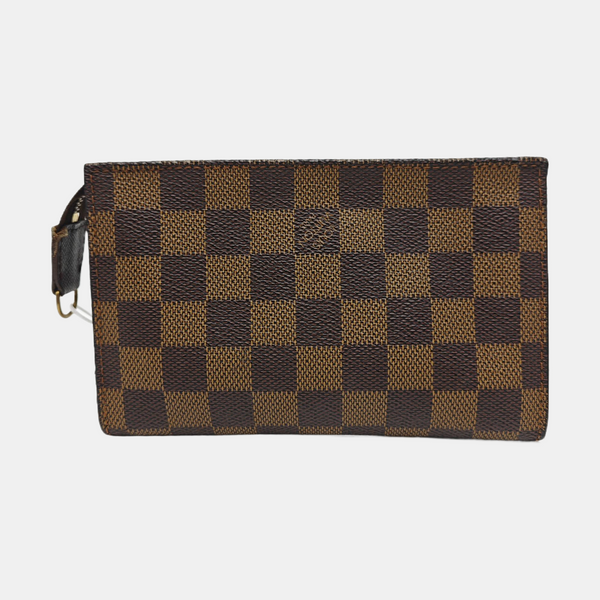 JOSÉPHINE 15 Damier Ebene Coated Canvas Brown