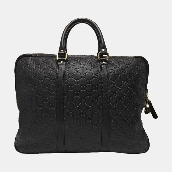 Signature Monogram Calfskin Brown