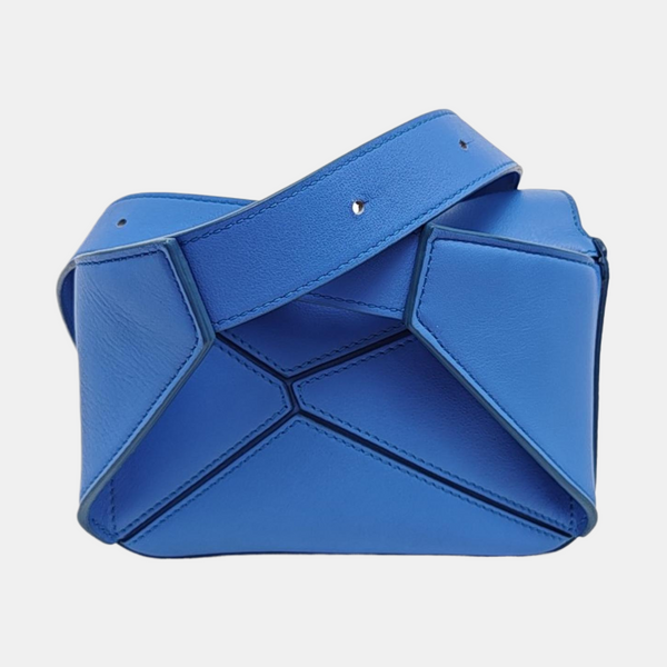 Puzzle Mini Calfskin Blue