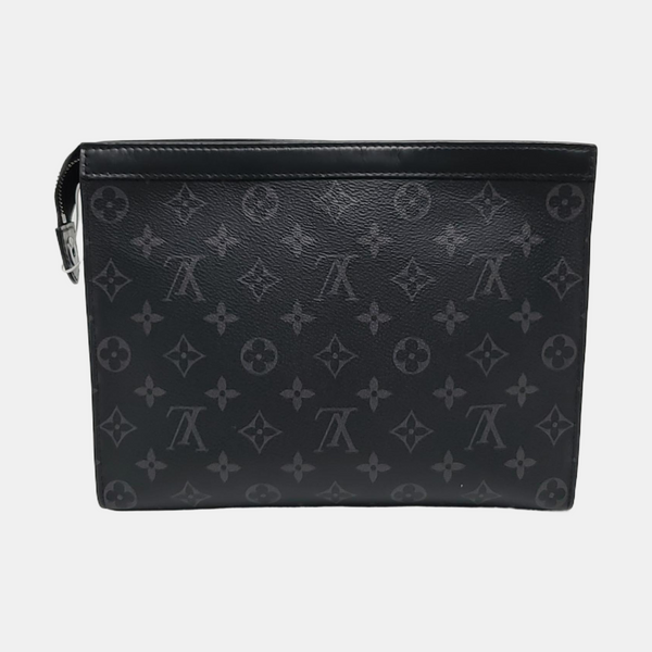 Pochette Voyag MM Monogram Coated Canvas Black