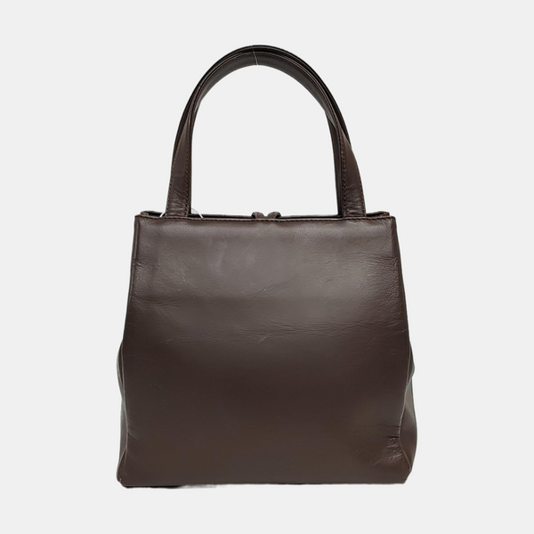 Suede Tote Bag Brown