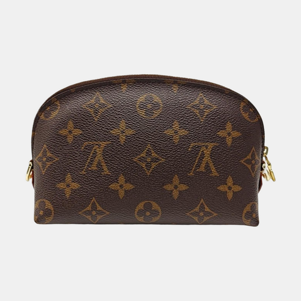 COSMETIC PM Monogram Coated Canvas Brown