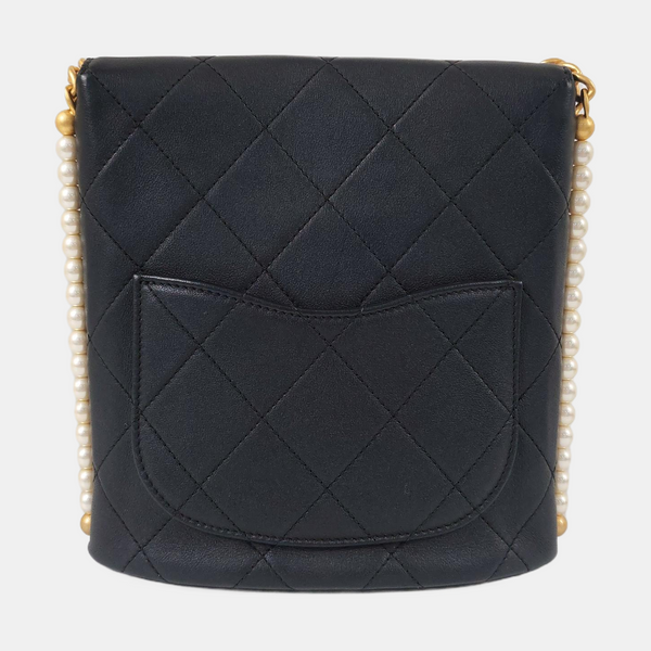 Quilted Calfskin Small Black