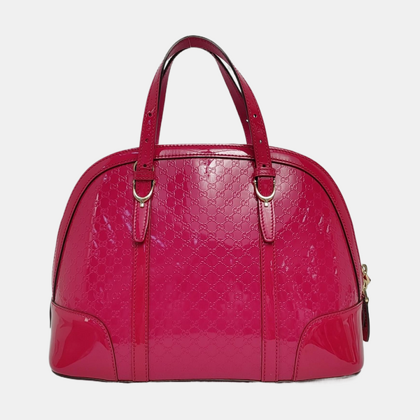 Microguccissima Monogram Calfskin Red