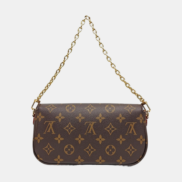 IVY Monogram Coated Canvas Brown