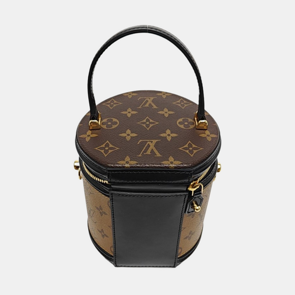 CANNES PM Monogram Coated Canvas Brown