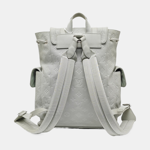 CHRISTOPHER PM Monogram Calfskin Green