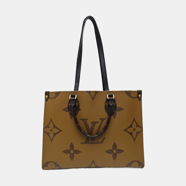 ONTHEGO MM Monogram Coated Canvas Brown
