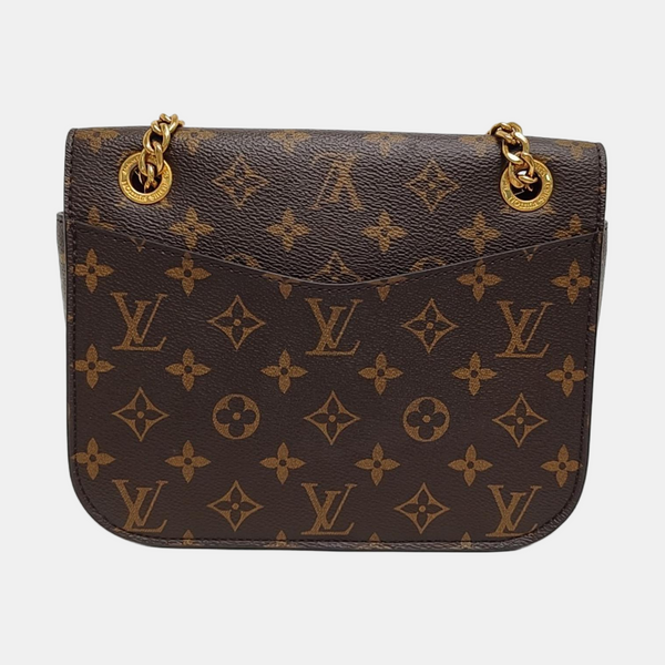 PASSY Monogram Coated Canvas Brown