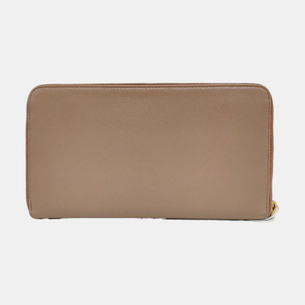 Saffiano Calfskin Wallet Beige