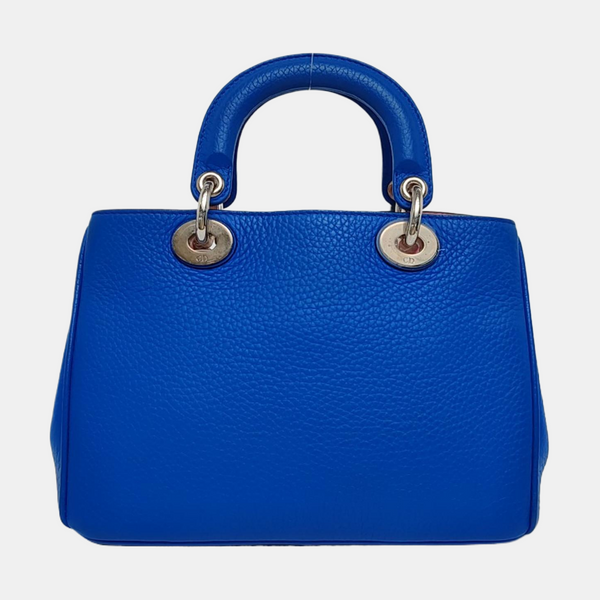 Authenticated pre-owned Diorissimo Calfskin Blue - Tote Bag at Looply