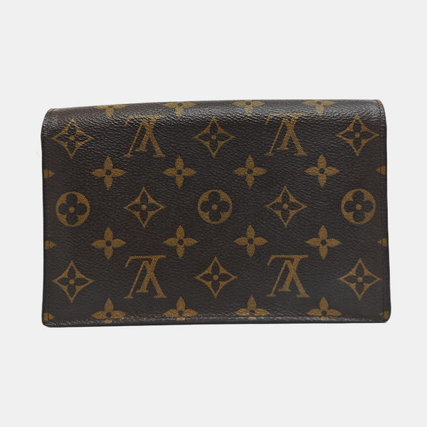 FLORE Monogram Coated Canvas Brown