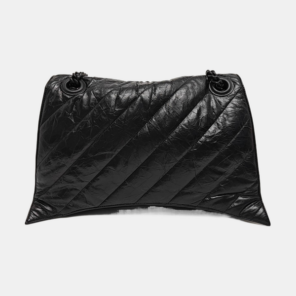 Crush Quilted Calfskin Black