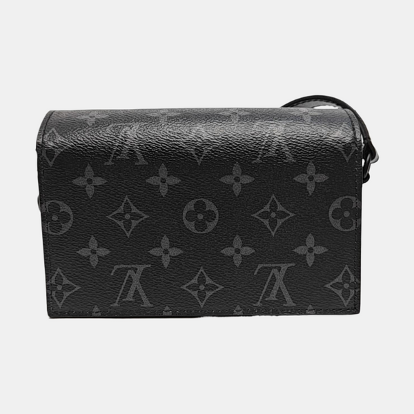 STEAMER Mini Monogram Coated Canvas Black