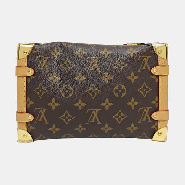 SIDE TRUNK MM Monogram Coated Canvas Brown