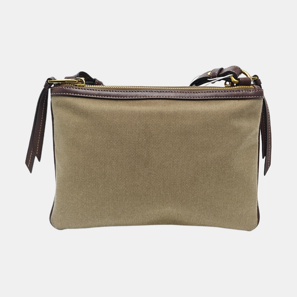 Canvas Shoulder Bag Beige