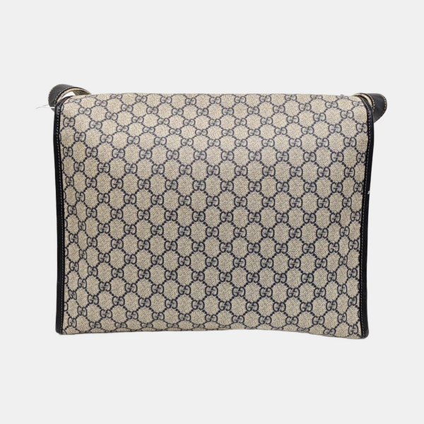 Monogram Coated Canvas Shoulder Bag Beige