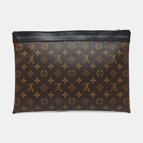 DISCOVERY GM Monogram Coated Canvas Brown
