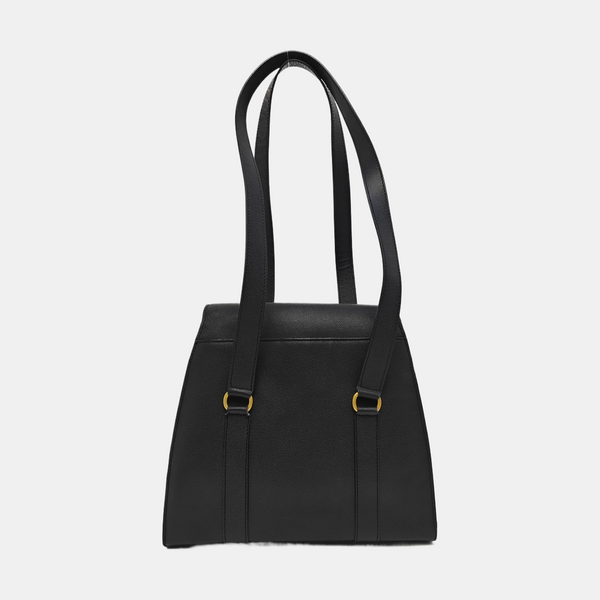 Calfskin Shoulder Bag Black