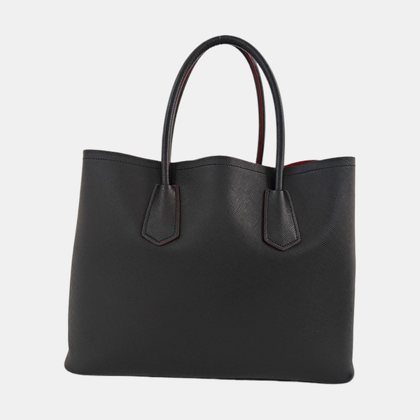 Double Saffiano Calfskin Black