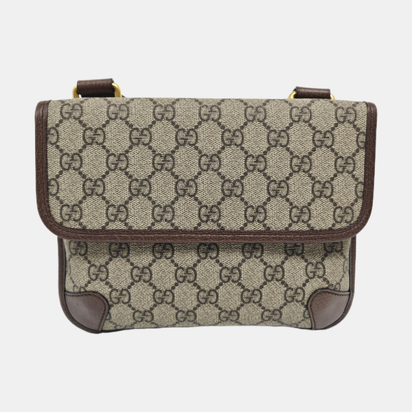 Neo Vintage Small Monogram Coated Canvas Beige