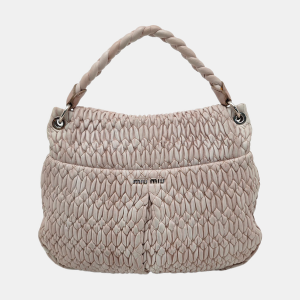 Calfskin Shoulder Bag White