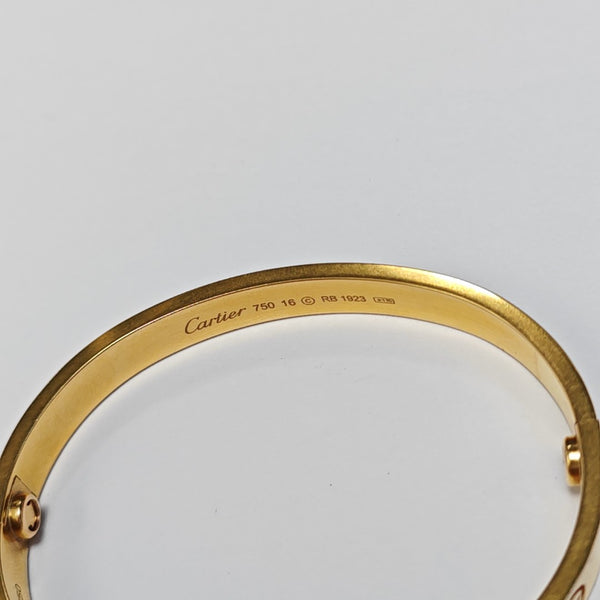LOVE 18k Gold Bangle