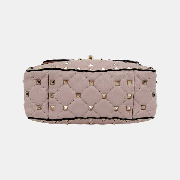 Quilted Calfskin Shoulder Bag Pink