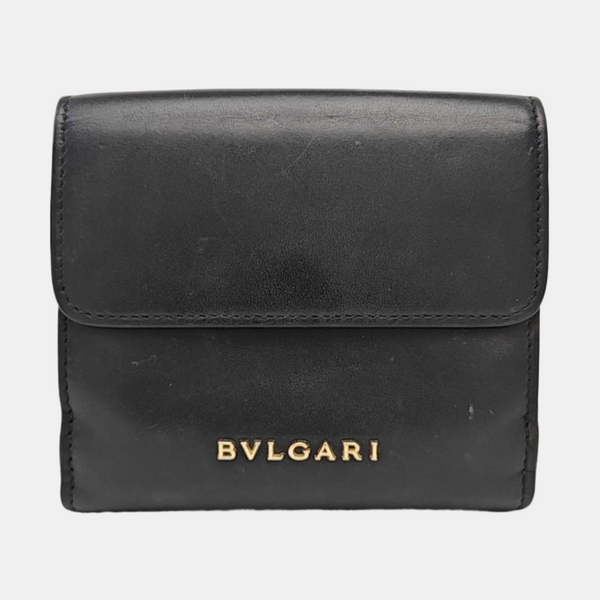 SERPENTI FOREVER Calfskin Black Wallet