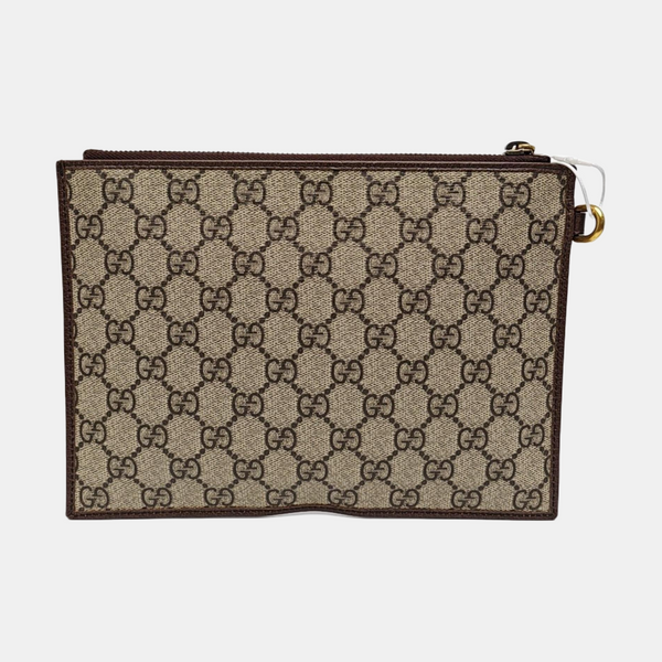 Ophidia Small Monogram Coated Canvas Beige