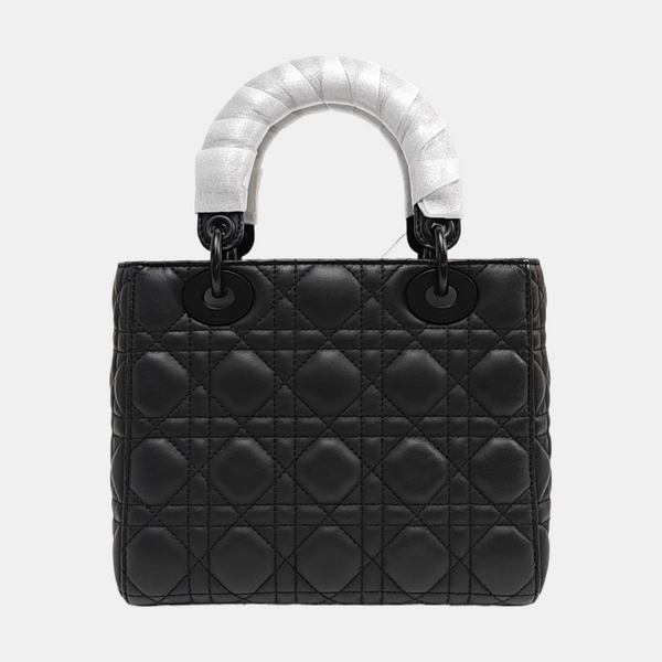 Lady Dior Small Cannage Calfskin Black