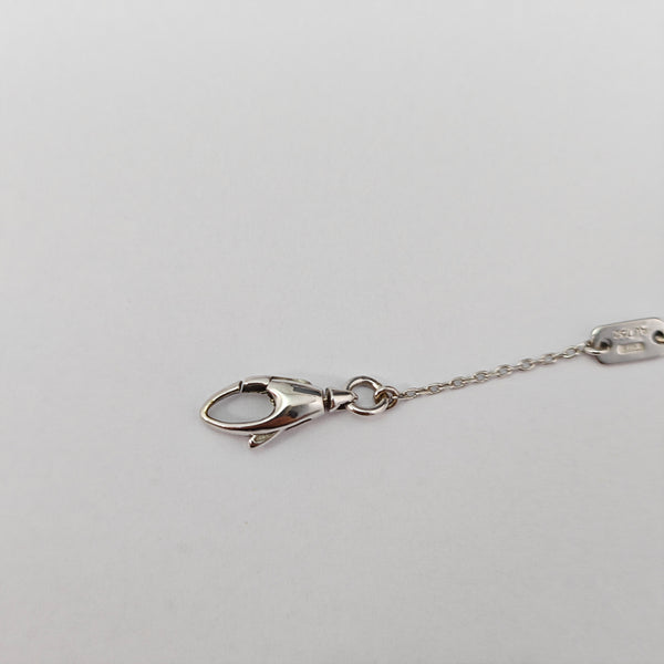 18k White Gold Silver Necklace