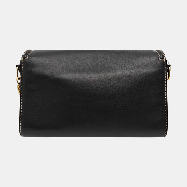 Calfskin Shoulder Bag Black