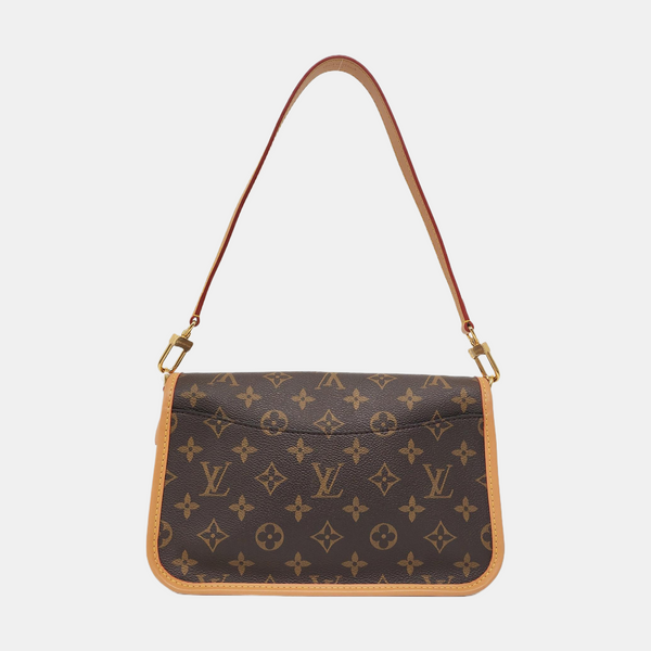 DIANE Monogram Coated Canvas Brown