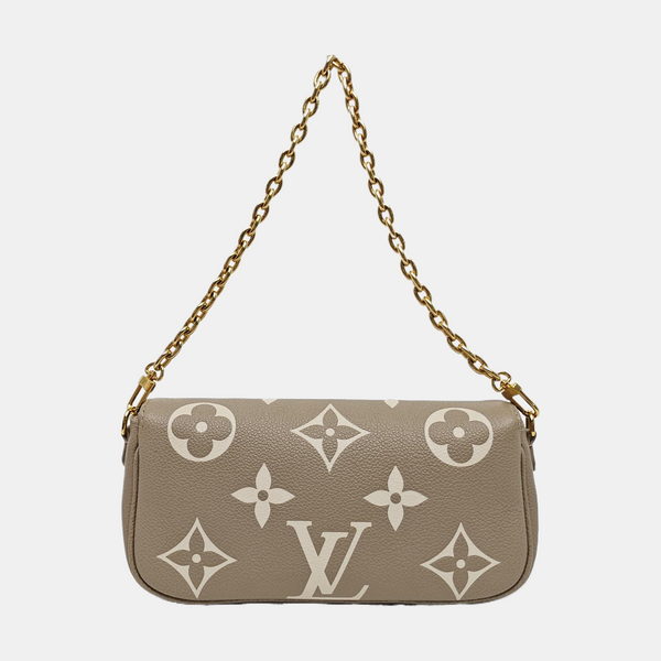 IVY Monogram Calfskin Gray