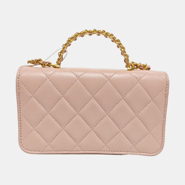WOC Quilted Lambskin Pink