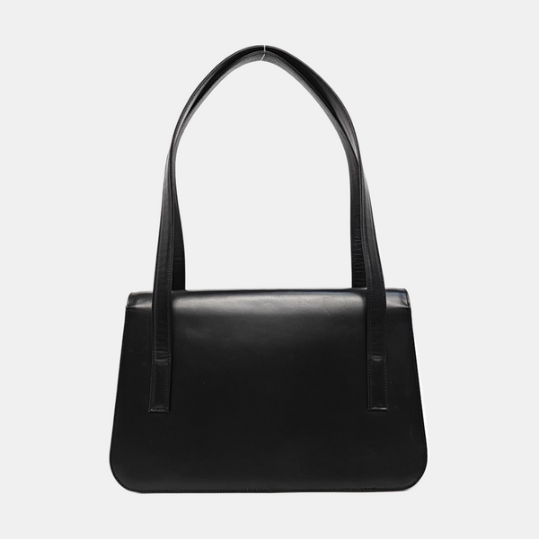 Calfskin Shoulder Bag Black