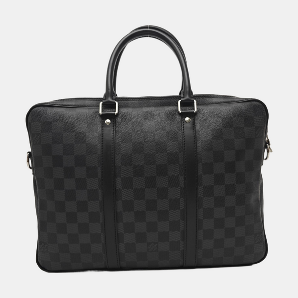PORTE-DOCUMENTS PM Damier Graphite Coated Canvas Gray
