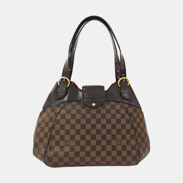 SISTINA GM Damier Ebene Coated Canvas Brown