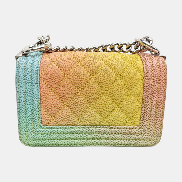 BOY CHANEL Quilted Calfskin Multicolor