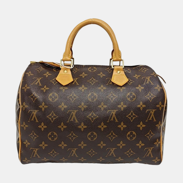 SPEEDY 30 Monogram Coated Canvas Brown