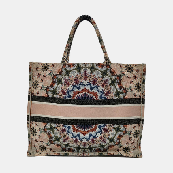 Book Tote Large Fabric Pink