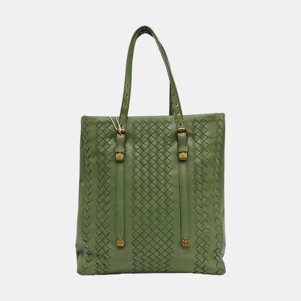 Lambskin Tote Bag Green