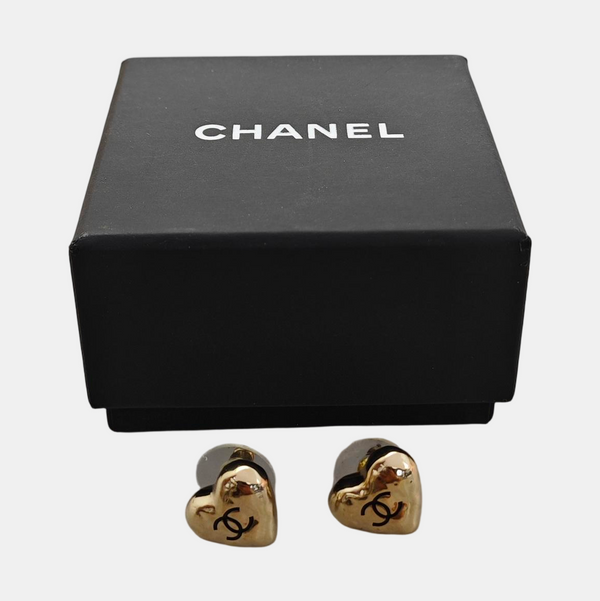 Metal Gold Stud Earrings