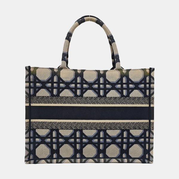 Book Tote Medium Canvas Blue