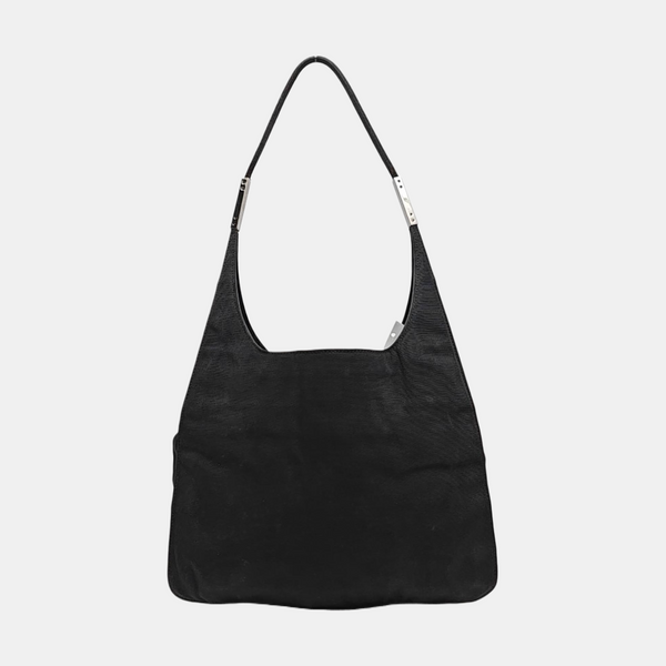Fabric Shoulder Bag Black