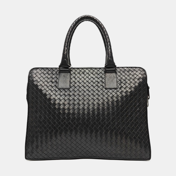 Calfskin Top Handle Bag Black
