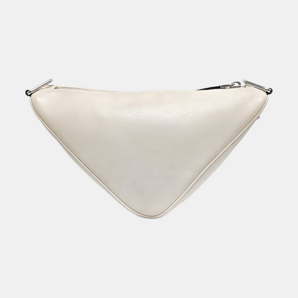 Triangle Calfskin White