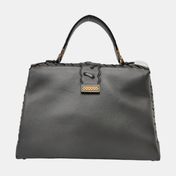 Piazza Small Lambskin Gray